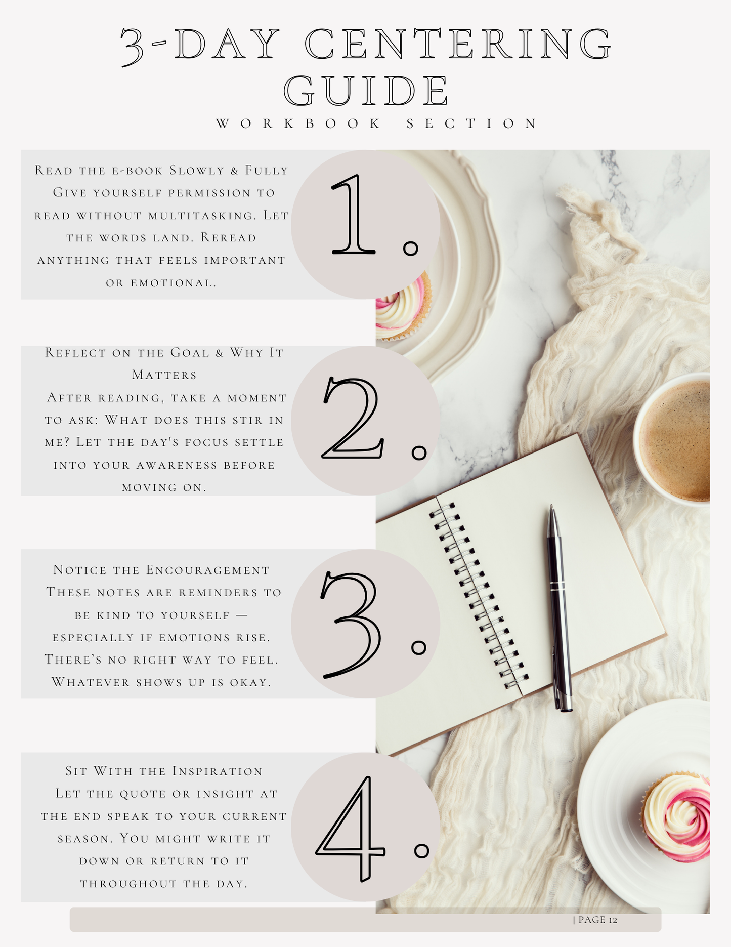 FREE 3 Day Centering Guide