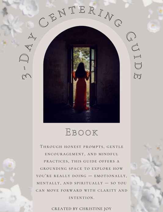 FREE 3 Day Centering Guide
