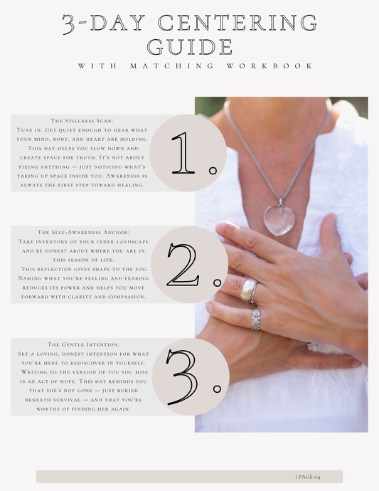 FREE 3 Day Centering Guide